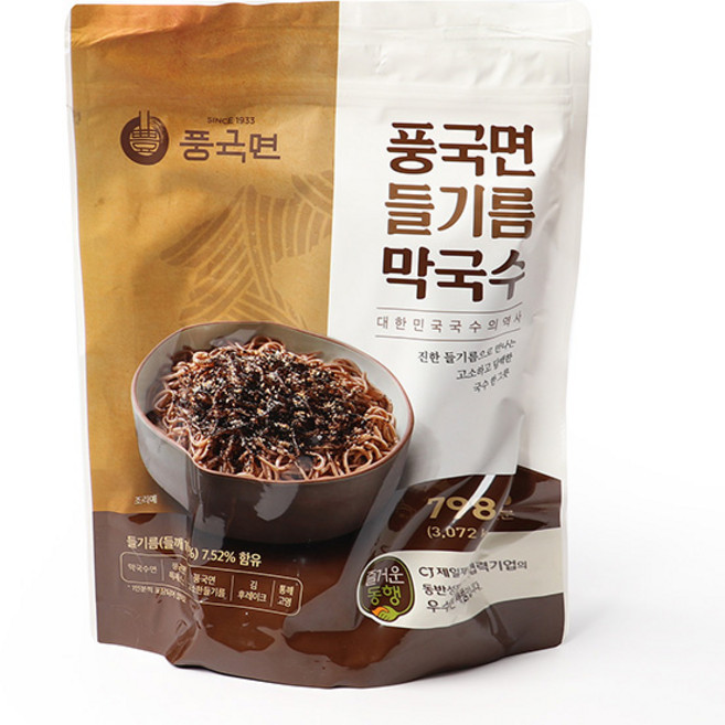 [CJ]풍국면 들기름 막국수 133g x 6개 여름별미 간편조리