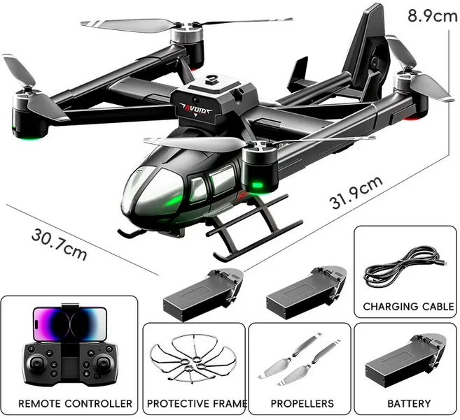 시뮬레이션 에어 버스 브러시리스 헬리콥터 듀얼 카메라 RC 드론 Quadcopter 장난감 장애물 회피 비행기, 05 Black 3 battery