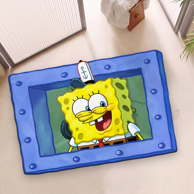 욕실 규조토 발매트 40x60 대형 캐릭터 규조토매트 욕실발매트, 스폰지밥 -1, 1개