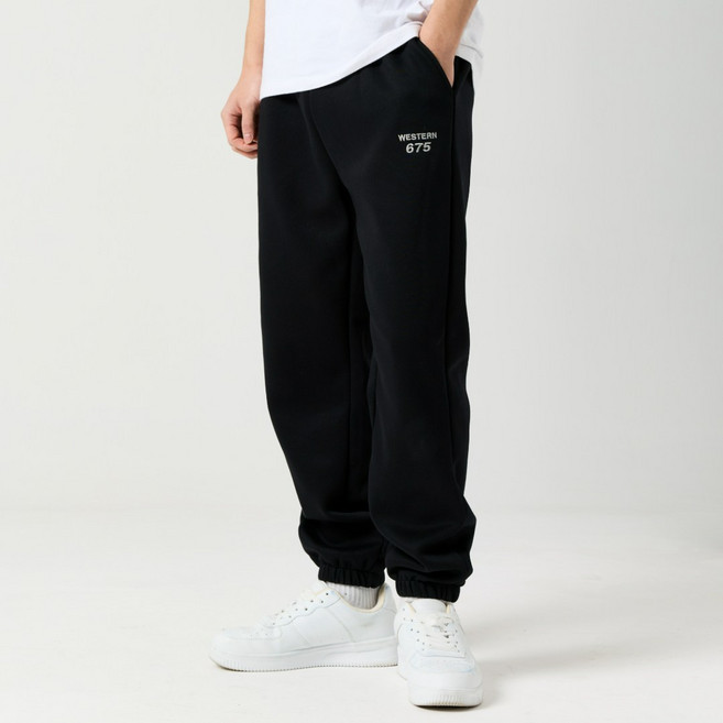 오로꼬 남성 사계절 스트레이트 조거 츄리닝 팬츠