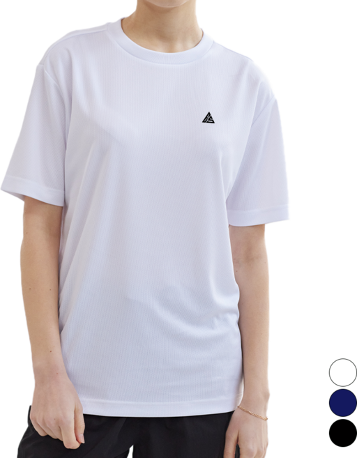 에센셜스포츠 남녀공용 반팔티 드라이쿨 세모타입 반팔 티셔츠