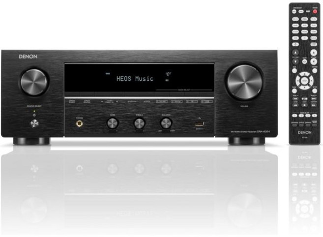 오디오 리시버 앰프 AV 하이파이 데논 DRA-900H - 2채널 스테레오 네트워크 100W/Ch. 증폭 내장 HEOS ARC/eARC 지원을 통한 HDCP 2.3 처리 돌비