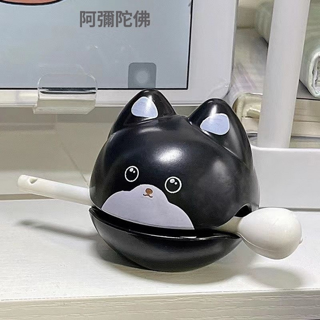 解壓木魚 可愛佛系, 1個, 黑柴款