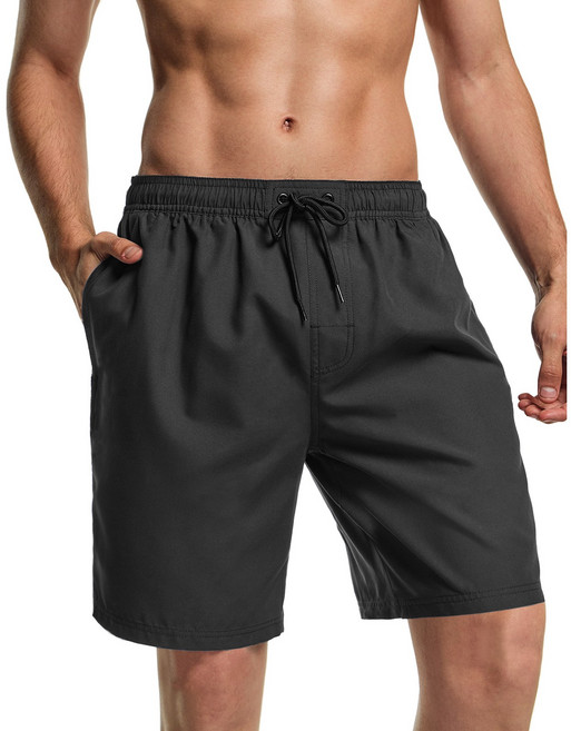 애슬리오 래쉬가드 수영바지 보드숏 AO-SBB03, 블랙_BLK