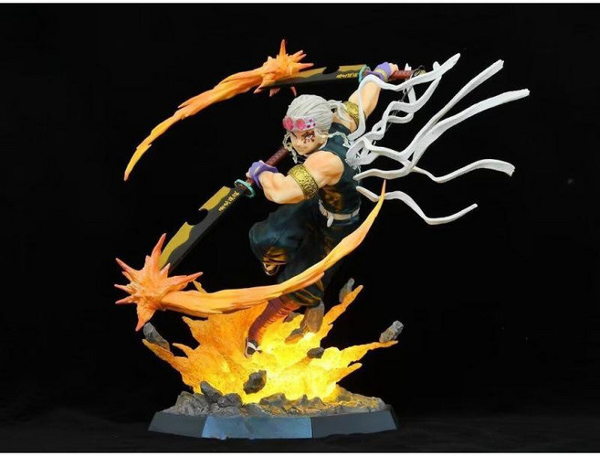 귀멸의 칼날 귀가 사는 피규어 우즈이 거리 텐겐, UP 사운드 컬럼, 1개