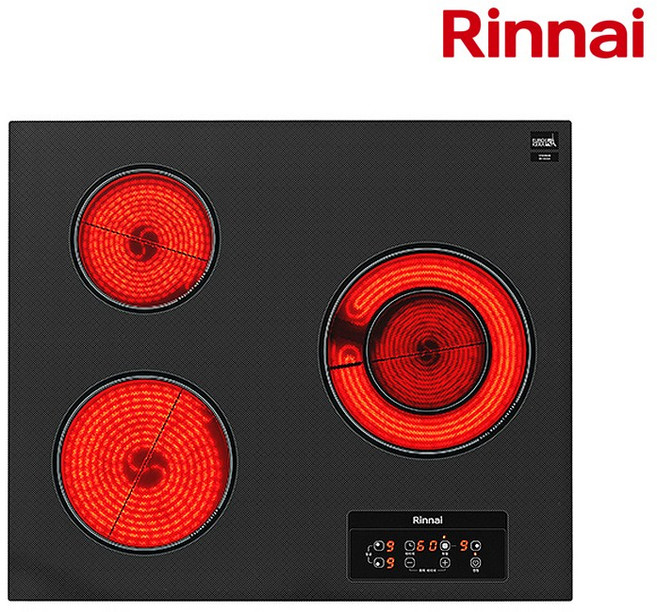 린나이 빌트인 3구 하이라이트 전기렌지 RH-B33A, 필요없음, 본체만 구매 (빌트인)
