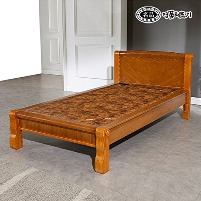 명품의료기 DS 205ms 미니싱글 황토숯볼 흙침대, 브라운