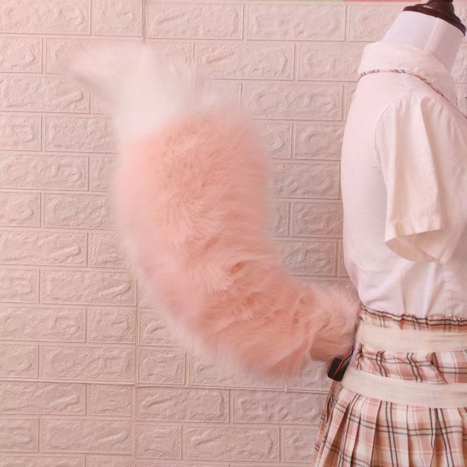 ZCBV움직이는꼬리 여우꼬리 자동 구미호 고양이 분장 코스프레 할로윈 코스튬 전동 늑대 장식 소품