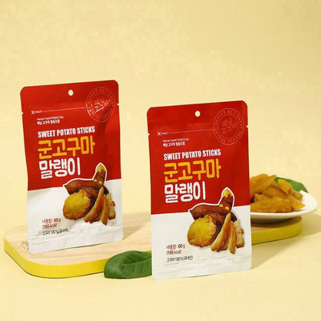 에스엠 마켓 해남 군고구마말랭이 60G X 10봉 맛있는고구마