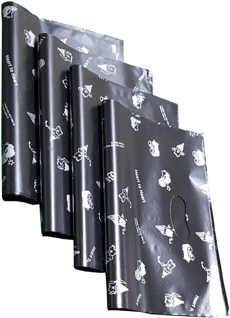 ALL09 비닐봉투 팬시40x50, 2개, 팬시검정40x50(100장)