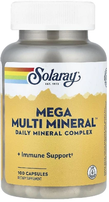 솔라레이 멀티 미네랄 Mega Multi Mineral 종합미네랄 캡슐 100정, 1 - 쿠팡