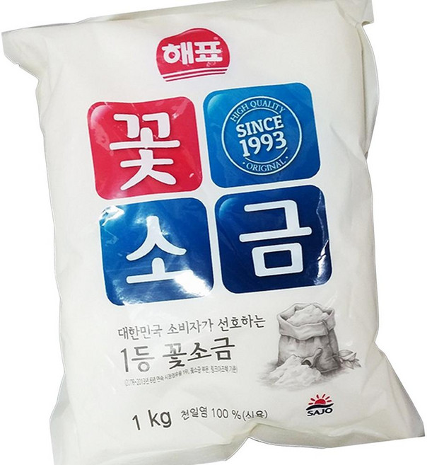 해표 꽃소금, 1kg, 1개