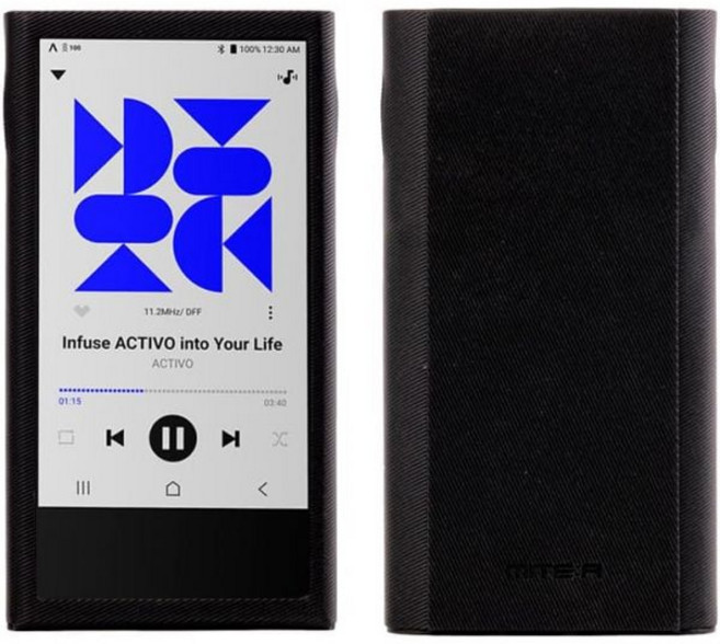 아스텔앤켄 P1 / 액티보 P1용 MITER 케이스 수제 인조 PU 가죽 커버 (블랙), 블랙