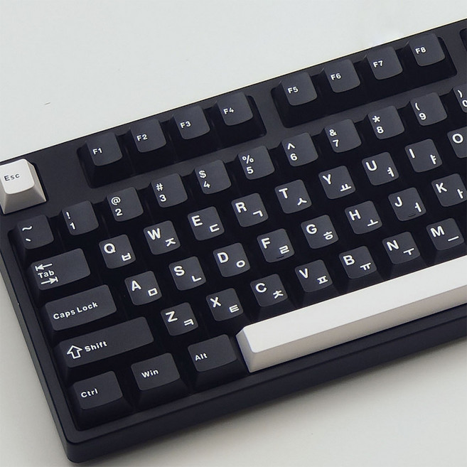 체리 프로파일 PBT 이중사출 WOB 한글 키캡 134키