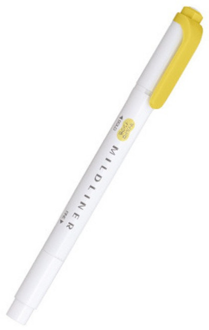 斑馬ZEBRA MILDLINER WKT-7 雙頭螢光筆, 金MGO, 1個