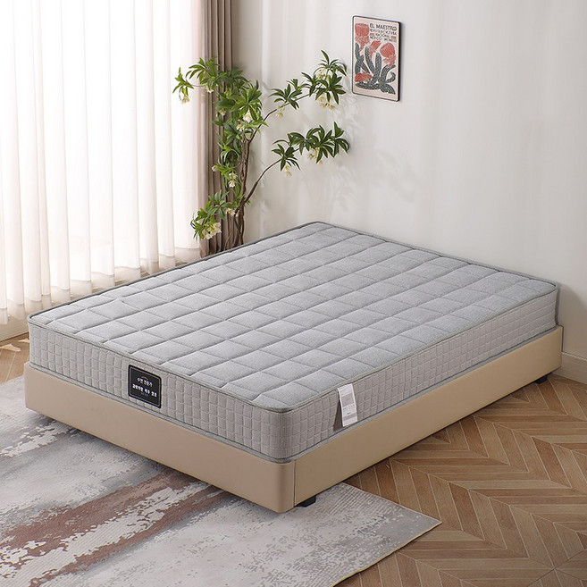 Ms.sleep 무음 침대 매트리스 독립 포켓스프링 바닥 매트리스25cm 슈퍼싱글 퀸, 중간 단단함, 25cm