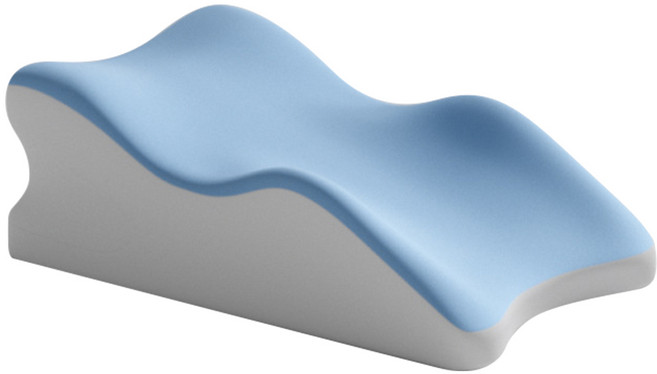 Youchen 역류방지 경사베개 속편한 베개 다기능 허리 등받이쿠션 자세교정 경추목베개 엎드려 베개 웨지필로우 쿠션 배개 성형 베개, 1개, 블루