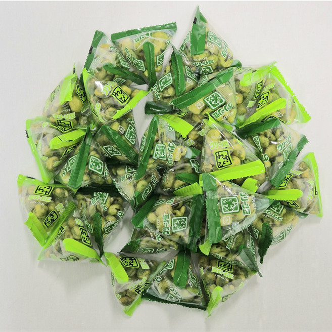 카스가이 오부쿠로 와사비 마메 10 g X 20개 일본 수입과자 와사비 콩 술안주, 10g