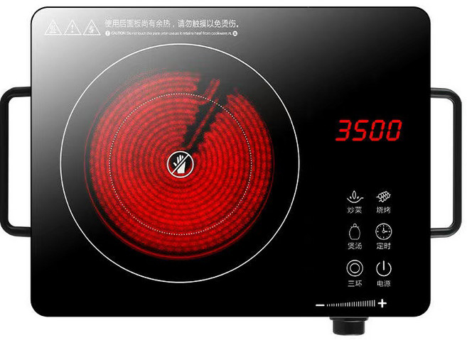 尚朋堂 1300W 1口 Ceramic Glass 電磁爐 Touch Freestanding Adjustable Temperature Power Boost 黑色 280x65x355mm SR-1885 原廠保固 2220g