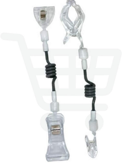 POP클립 30x180 2개입 대형 세모네모 안내판 거치대 매장 쇼카드 꽂이 봉집게