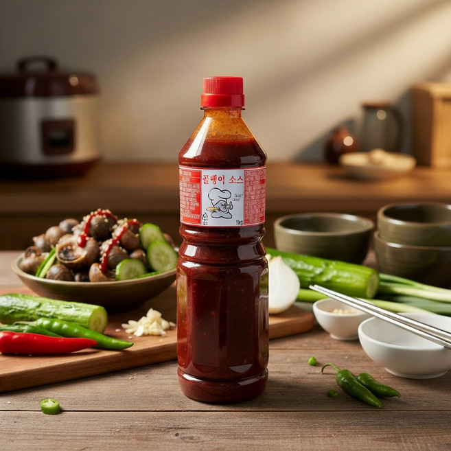 태영식품 골뱅이무침소스 골뱅이소면양념 비빔국수양념 1kg, 1개