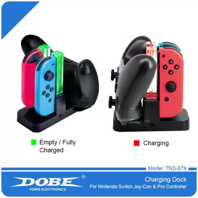 DOBE NS SWITCH 手把 搖桿 JOY CON PRO 充電座 可充PRO手把和主機 良值二三四代可用, 1個