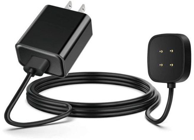 핏빗 센스 Versa 3 4 교체용 빠른 벽 충전기 USB 충전 케이블 선 2 스마트워치 독, For Fitbit Sense & Versa 3 Ver