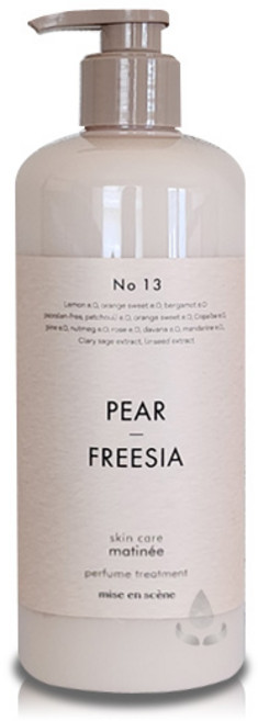 마티니 스킨케어 퍼퓸 샴푸 페어앤프리지아 900ml, 트리트먼트 2개 세트, 2개