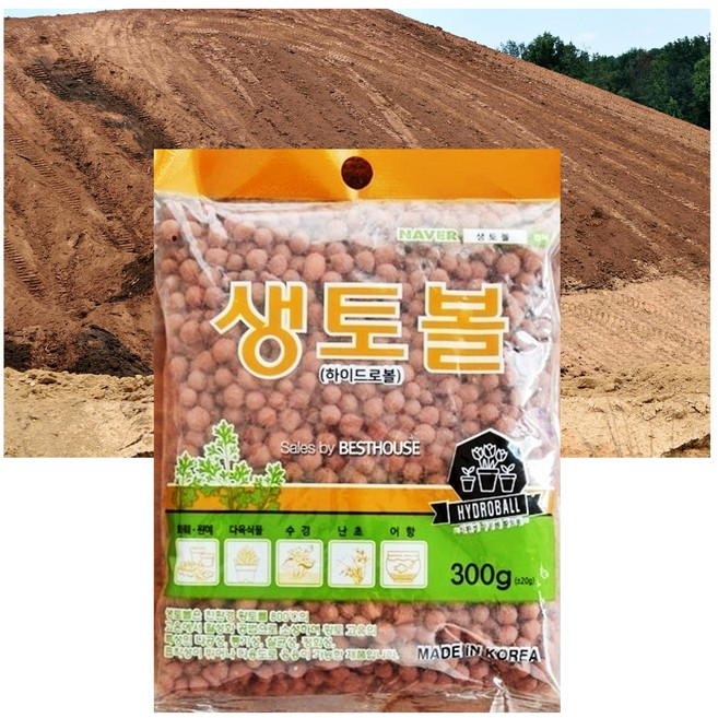 황토길만들기 300g 황토흙밟기 집에서 황토 맨발걷기, 1개