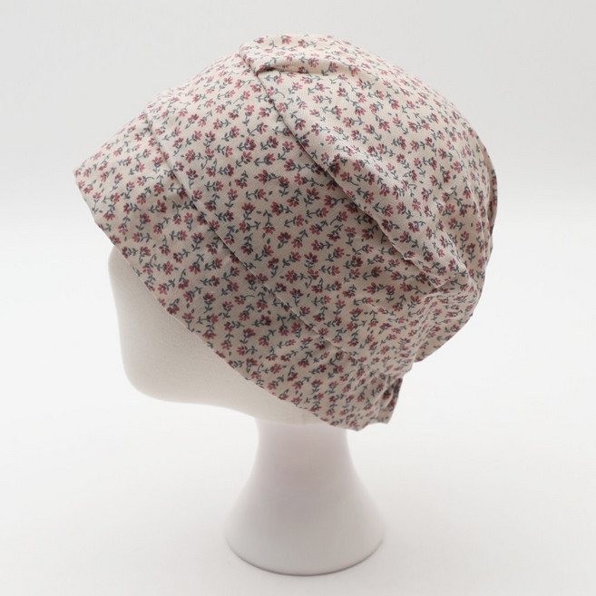 에스랑 세이지 항암 여성 중년 엄마 할머니 면 순면 코튼 비니 모자