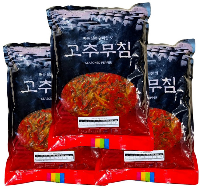 착한식품 고추무침 대용량 업소용