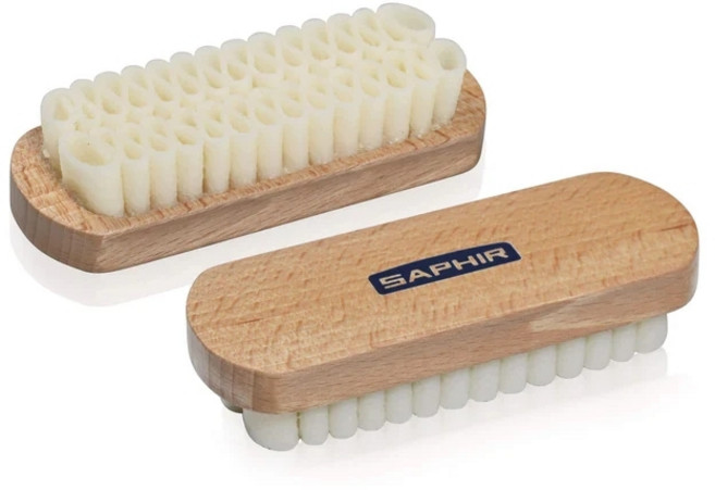 사피르 스웨이드 전용 크레이프 브러시 먼지 제거 기모복원, 1개