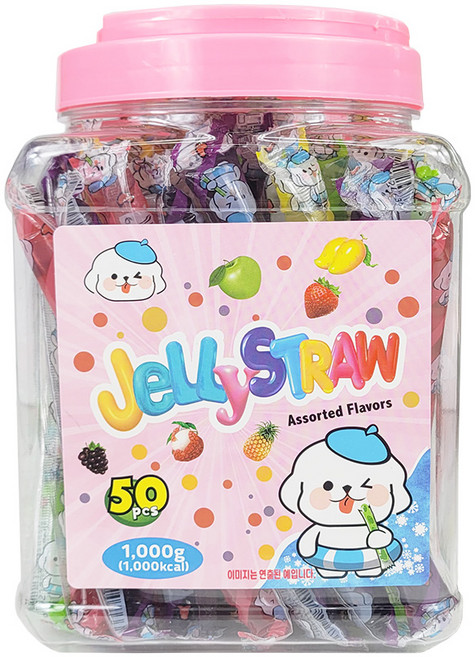 투데이 젤리스트로우, 1kg, 1개