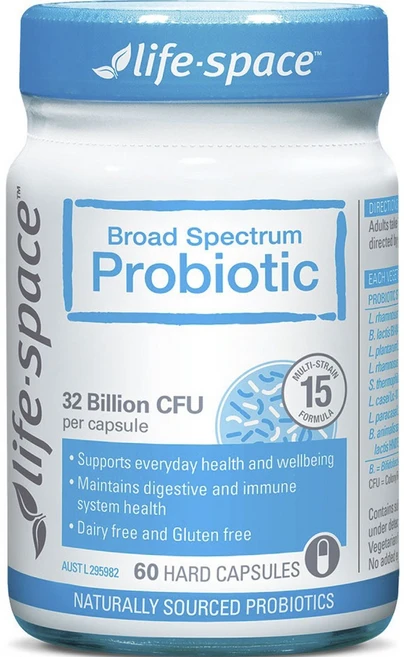 라이프스페이스 브로드 스펙트럼 프로바이오틱 320억 CFU 하드 캡슐, 60정, 1개 - 쿠팡
