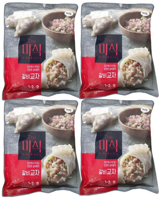 하림 더미식 갈비교자, 350g, 4개