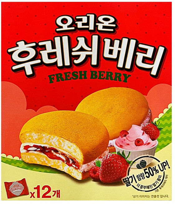 오리온 후레쉬베리 28g x 12개