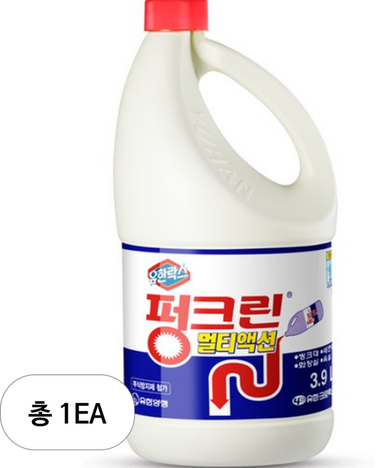 유한양행 펑크린 배수구 세정제, 3.9L, 1개
