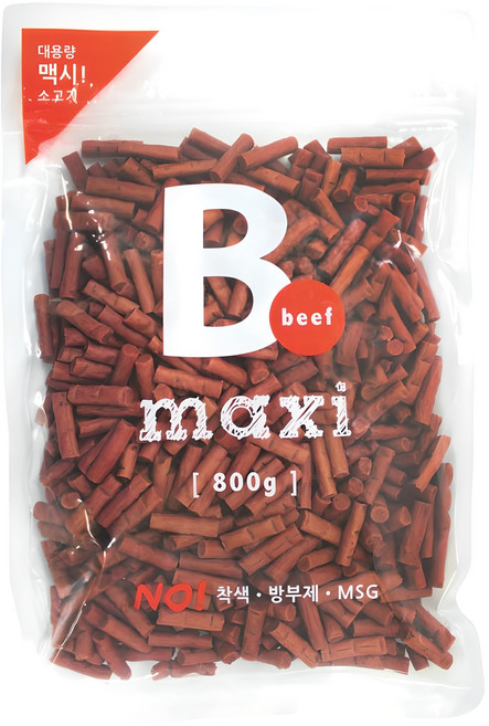 맥시 강아지 대용량 져키, 비프맛, 800g, 1개