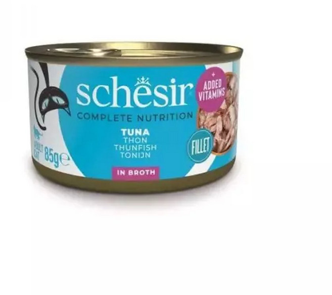 쉐지애 고양이 주식캔 참치 브로스 85g, 1개