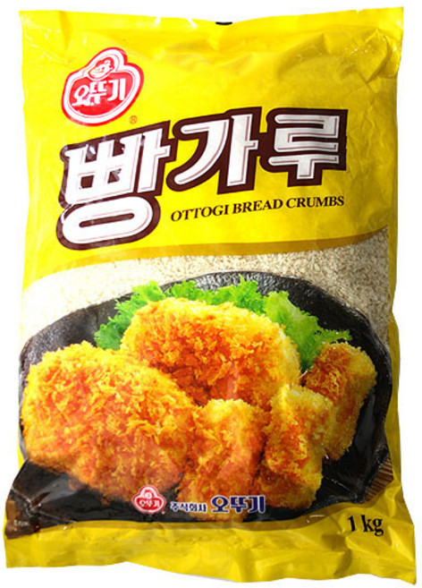 오뚜기 바삭한 빵가루, 1kg, 3개
