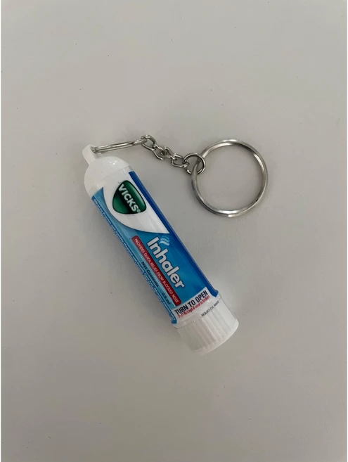 인헤일러 빅스 키체인 코막힘완화 스틱 0.5ml Vicks Inhaler Key Chain 0.5ml, 1개 - 쿠팡
