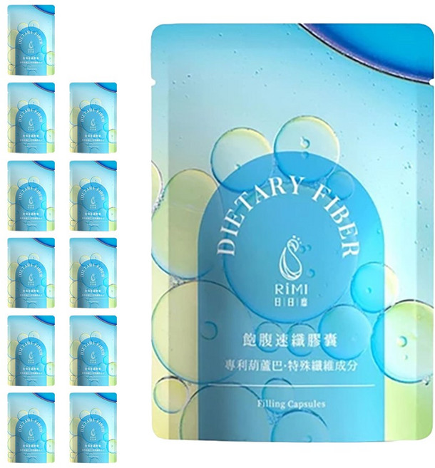 日日靡 飽腹速纖膠囊, 12個, 30顆