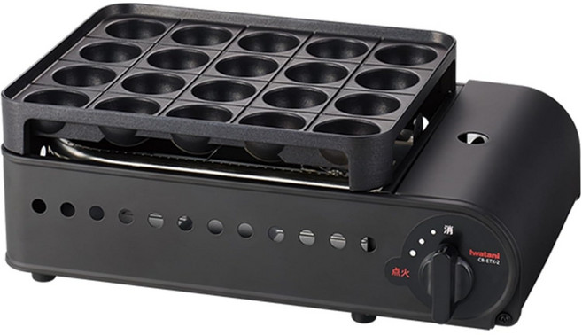 이와타니 카세트 가스 타코야키 플레이트 CB-ETK-2, 1개