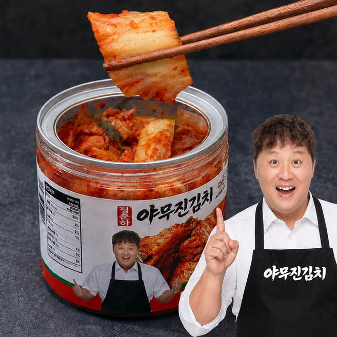 정준하 야무진 썰은 배추김치 맛김치, 1개, 500g