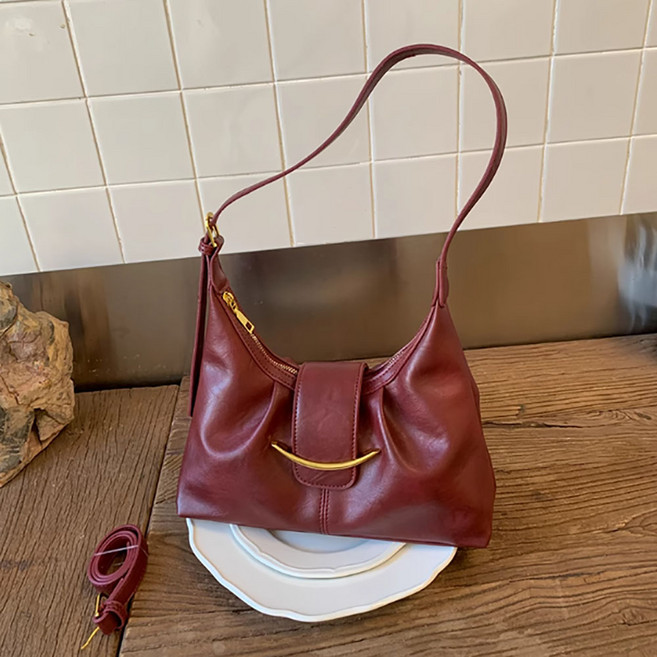 미나 여성 가방 단색 숄더백 가죽 크로스백 일상 토트백 가죽가방