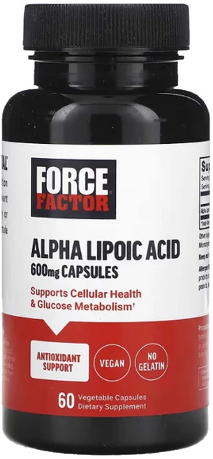 포스팩터 알파리포 산 알파 리포산 600 mg60캡슐 Alpha Lipoic Acid, 1개, 60정 - 쿠팡