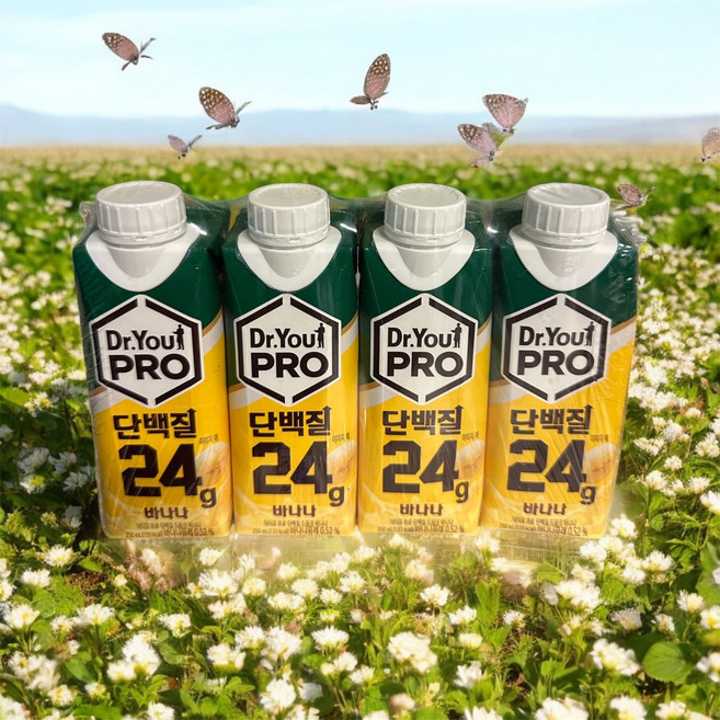 닥터유 프로 단백질 드링크 바나나, 250ml, 16개