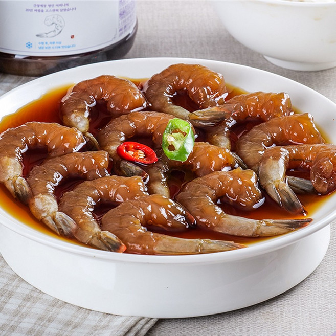 레브 국산재료 비법 간장 손질된 깐 간장새우장, 1개, 300g