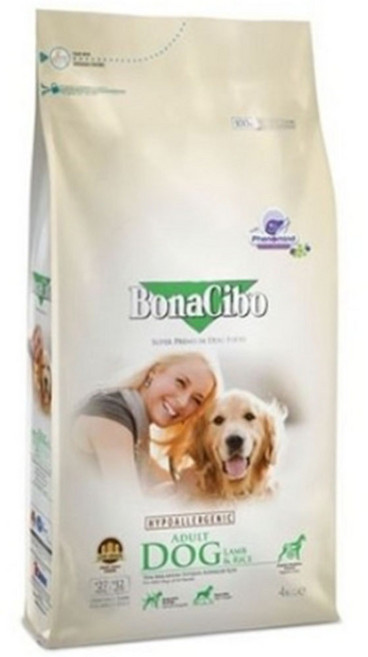 보나시보 어덜트 강아지 큰알갱이 건식 사료, 양, 15kg, 1개
