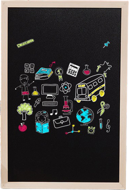 20X30cm 벽에 거는 중형 블랙 메뉴 보드